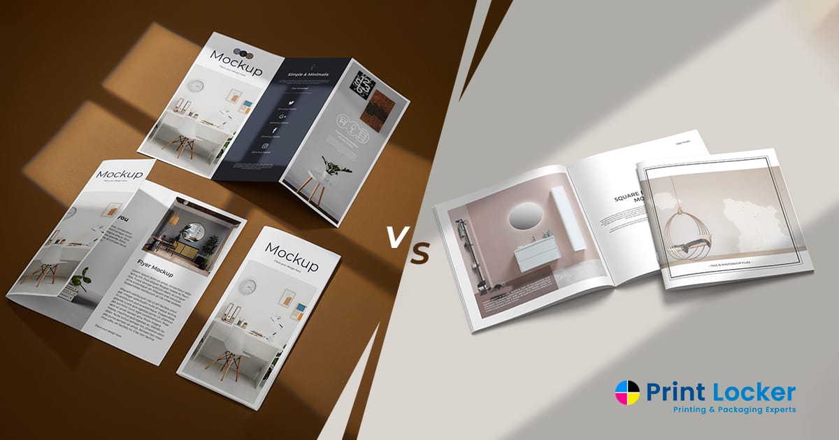 Brochure vs Catalogue | PrintLocker Los Angeles