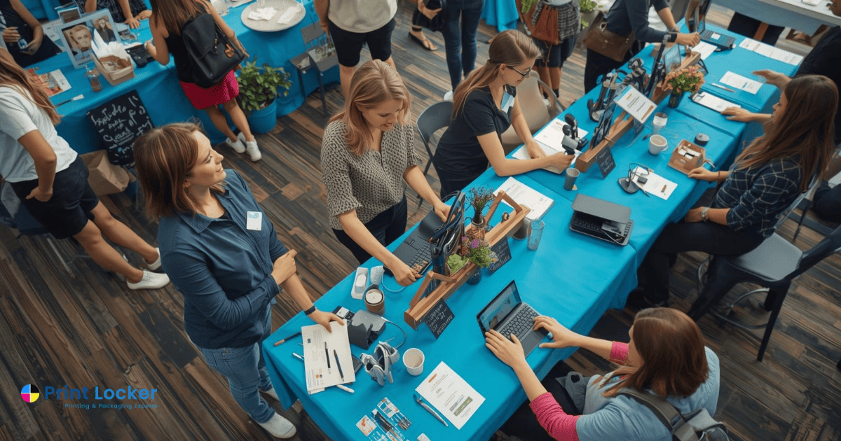 Tabletop banner display | PrintLocker Los Angeles